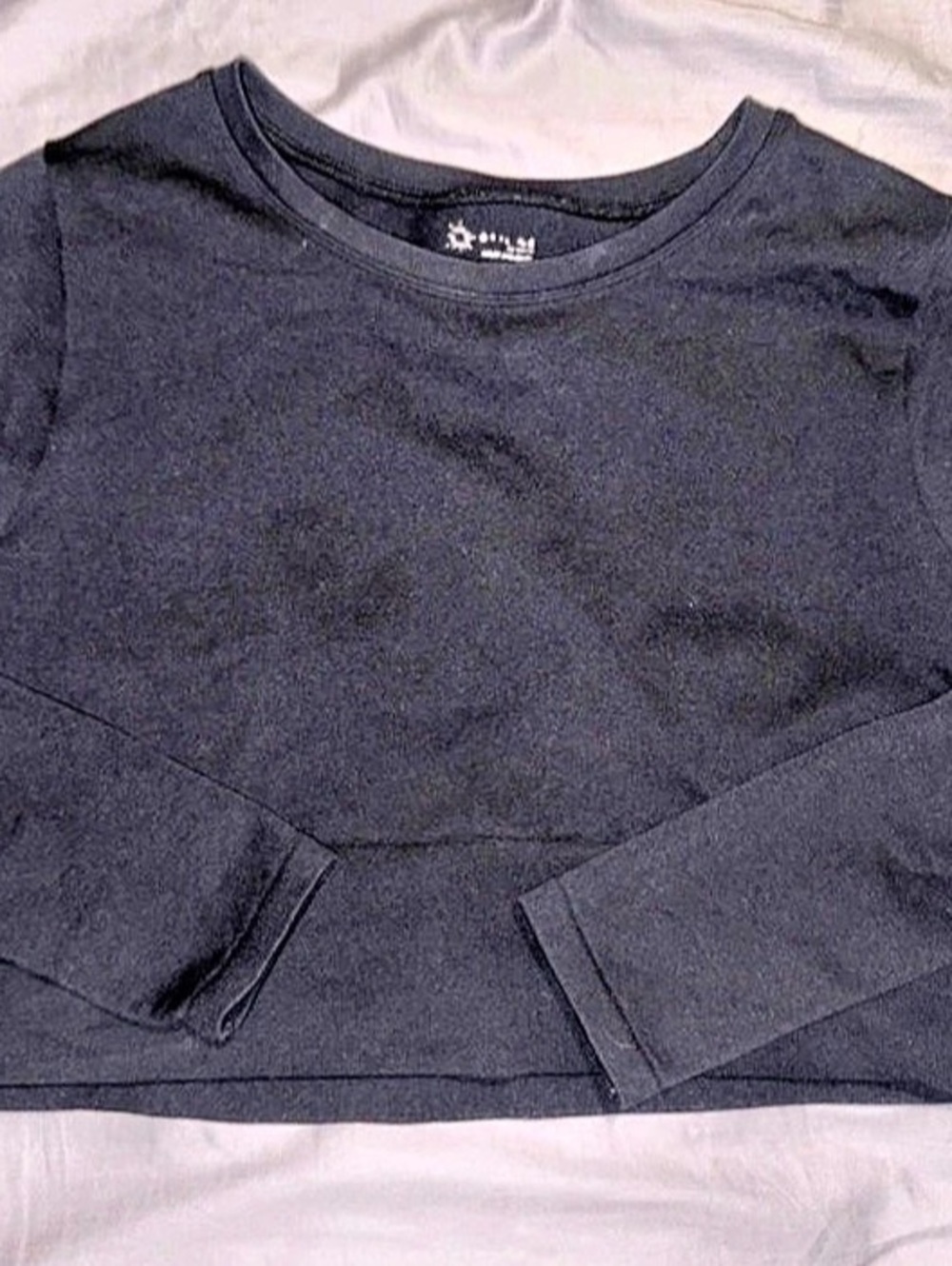 Aerie Long Sleeve Top in Black Like New